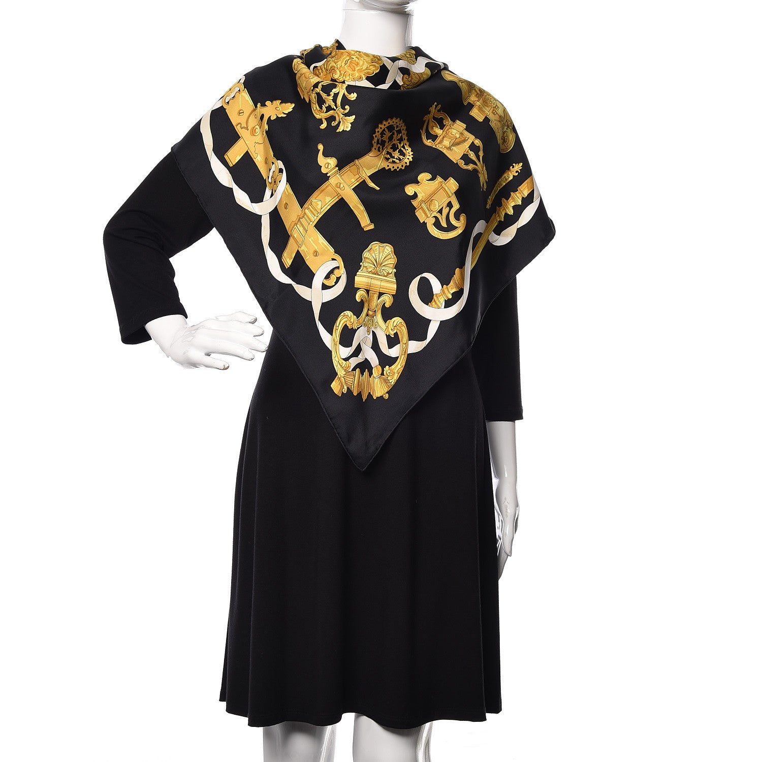 Hermes Silk Ferronnerie Scarf 90 2 of 4