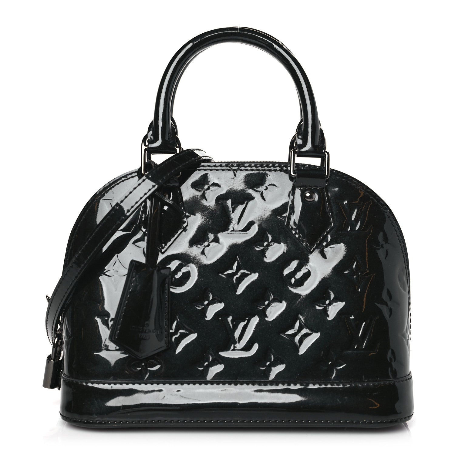 Louis Vuitton Vernis Alma BB Noir Magnetique 1 of 8