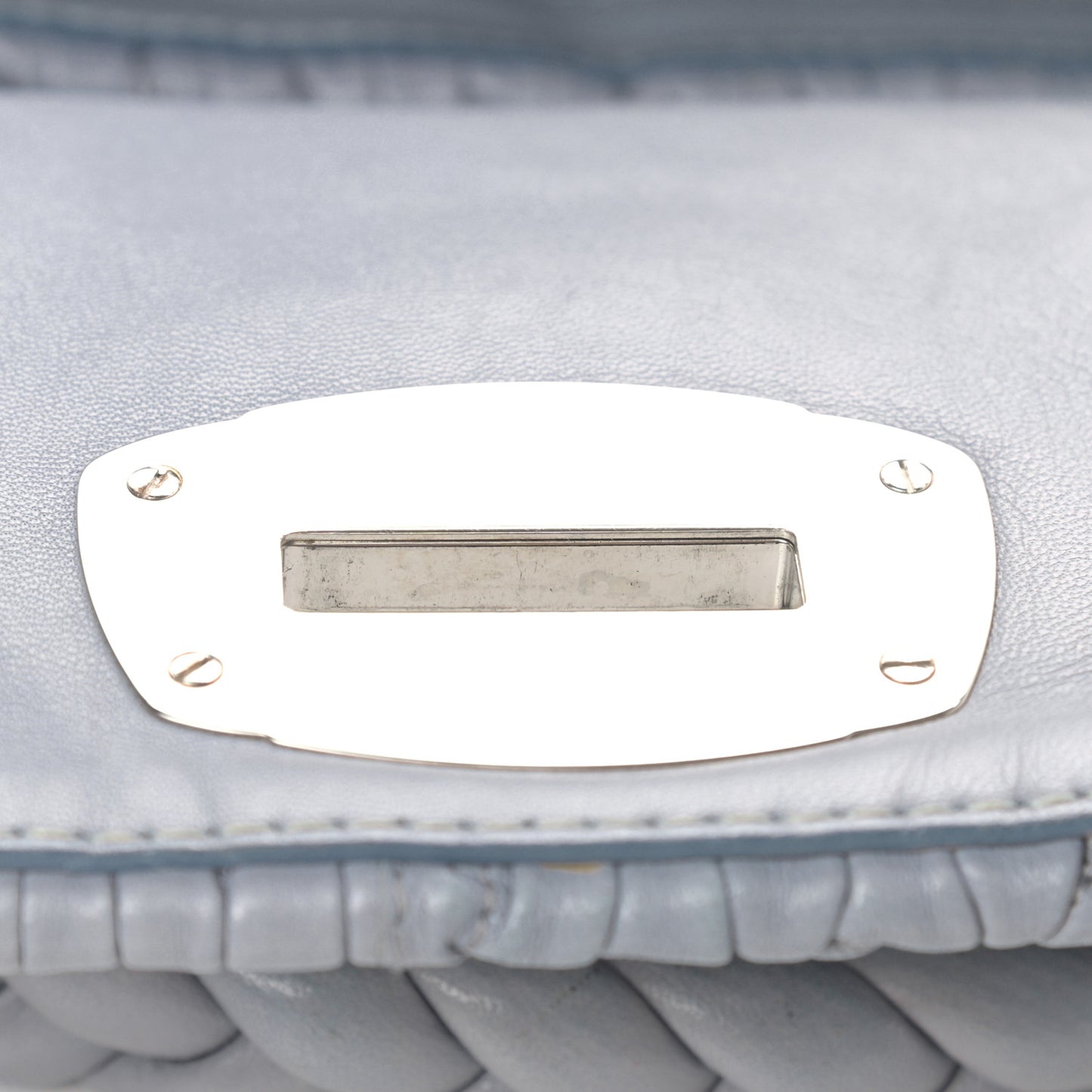 Nappa Matelasse Flap Satchel Nube