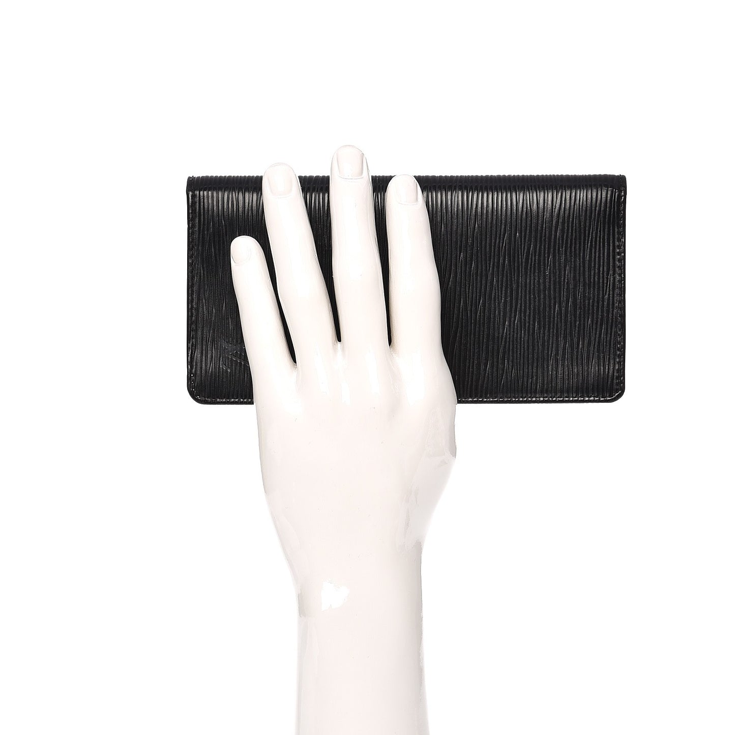 Epi Checkbook Organizer Wallet Black