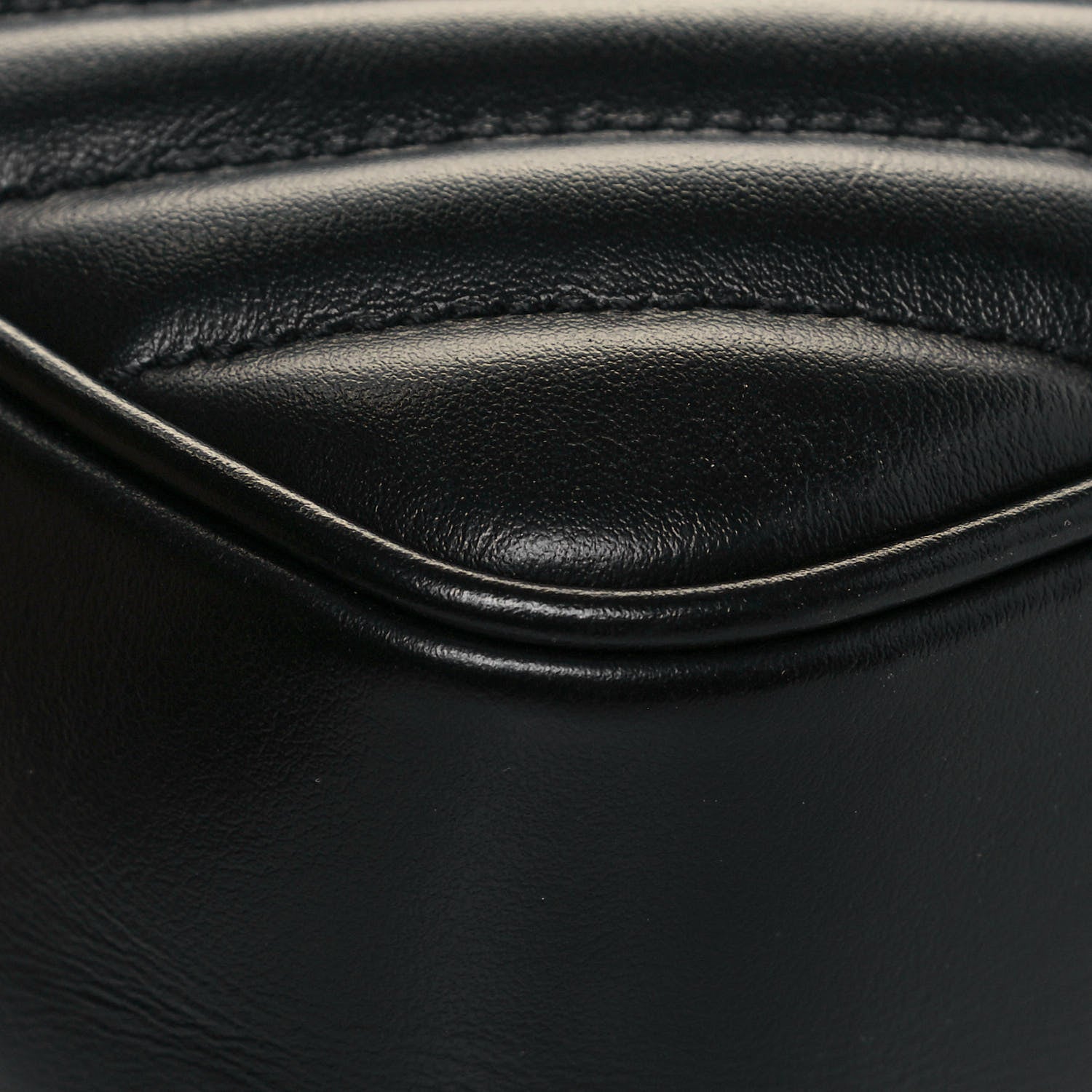 Saint Laurent Calfskin Matelasse Monogram Lou Camera Bag Black 11 of 15