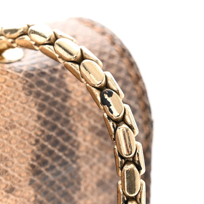 Bulgari Karung Serpenti Forever Medium Shoulder Bag Beige Brown 11 of 12