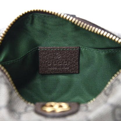 Gucci Soft GG Supreme Monogram Calfskin Small Ophidia Cosmetic Case Beige Ebony New Acero 6 of 7