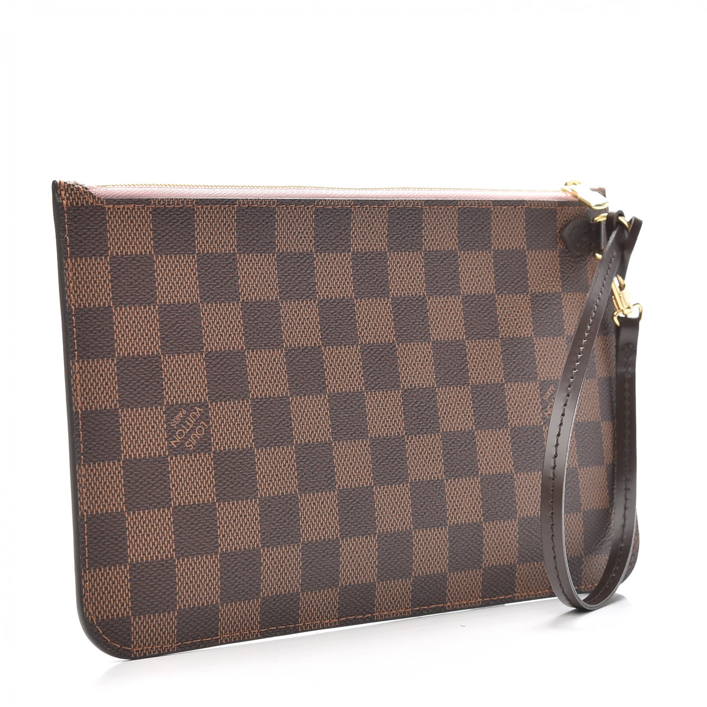 Damier Ebene Neverfull MM GM Pochette Rose Ballerine