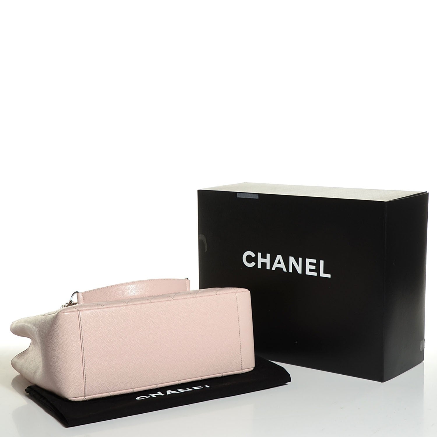Chanel Caviar Grand Shopping Tote GST Light Pink 4 of 7