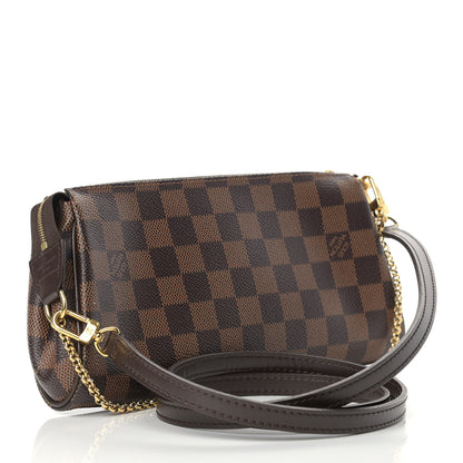 Louis Vuitton Damier Ebene Eva Clutch 3 of 9