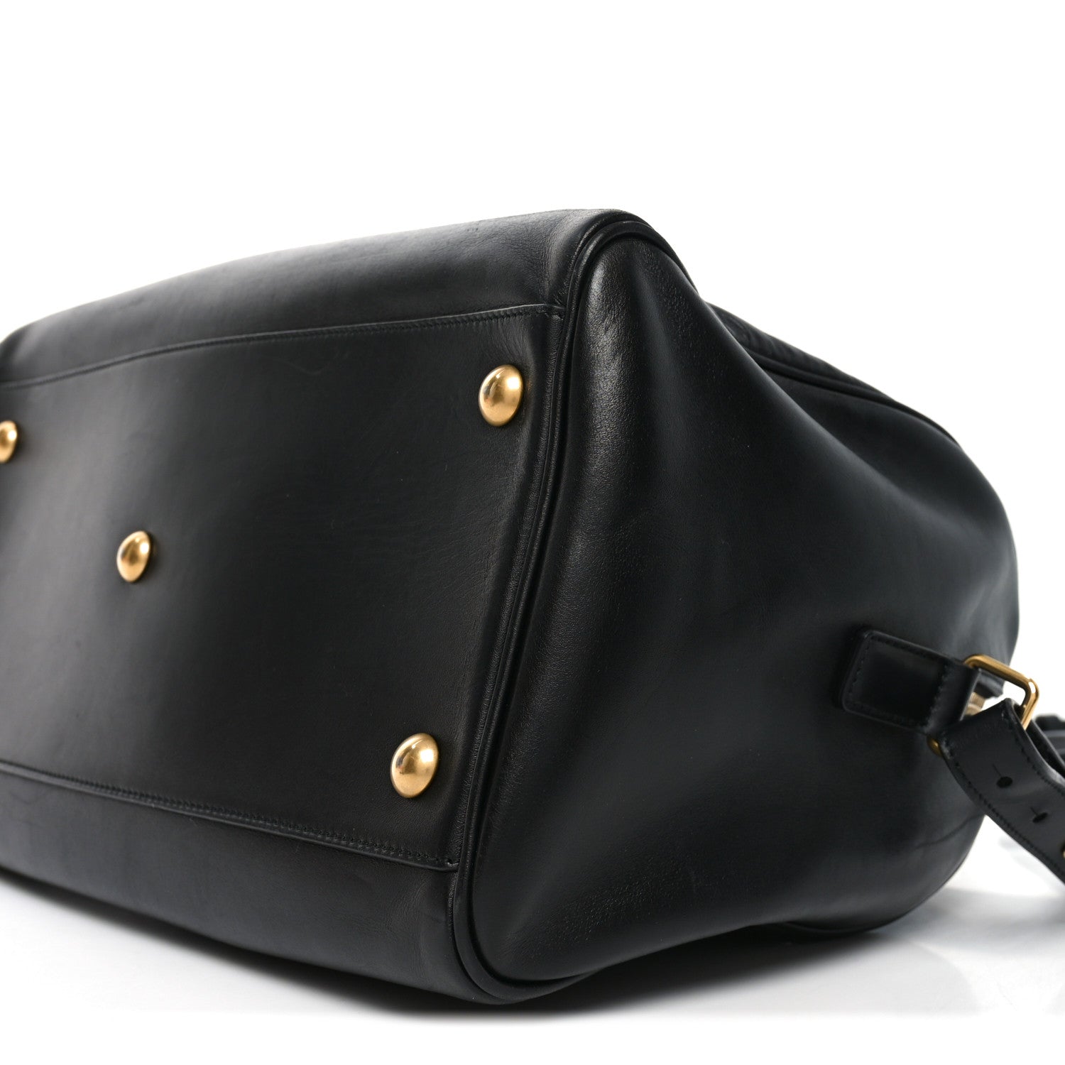 Saint Laurent Calfskin Classic Duffle 6 Black 10 of 10
