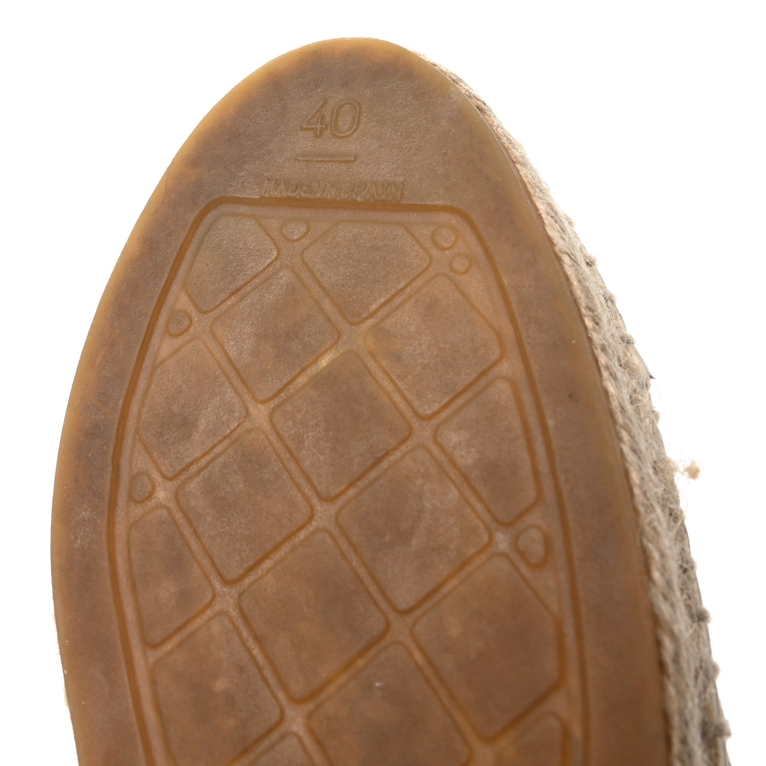 Chanel Calfskin CC Espadrille Mules 40 Ivory 7 of 8