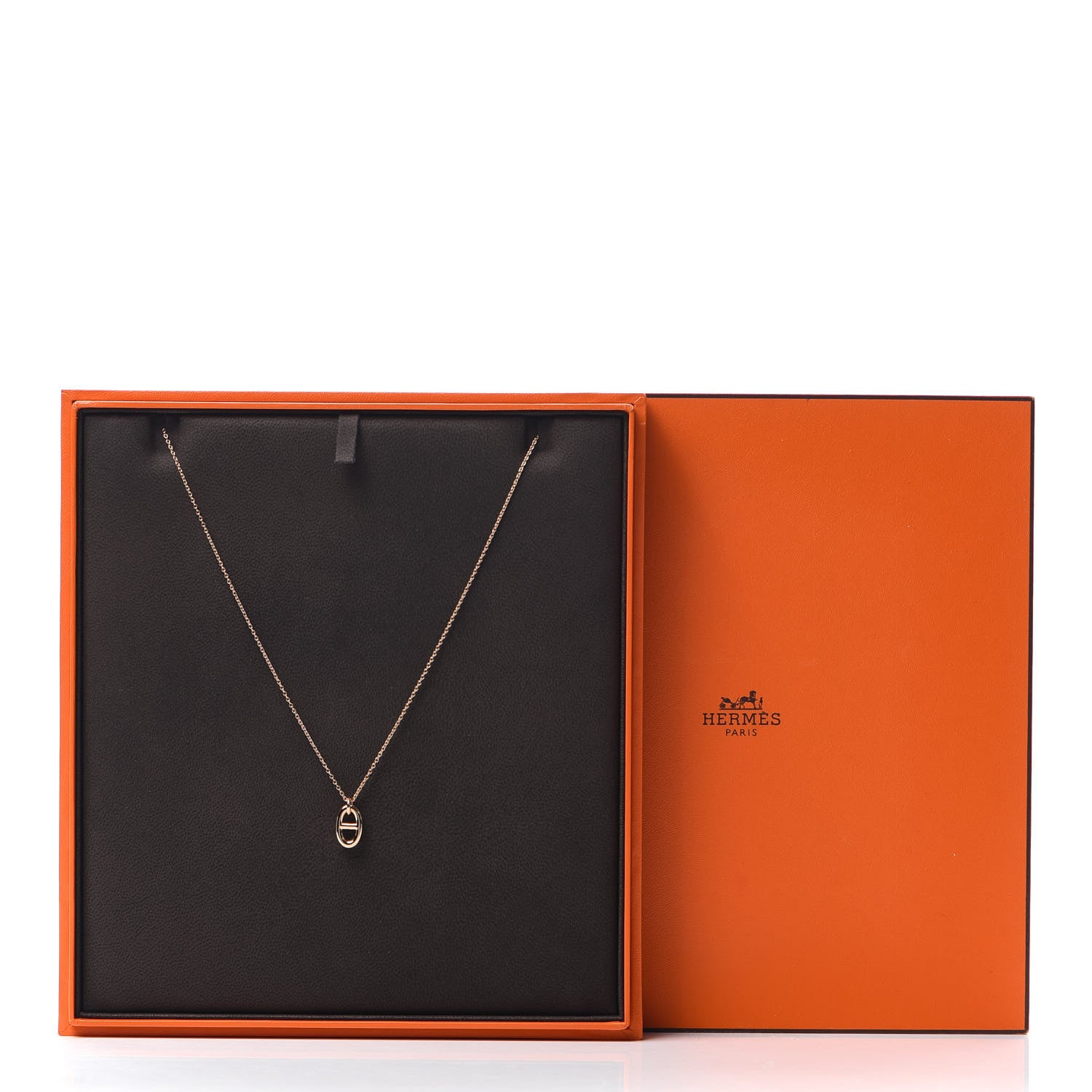 Hermes 18K Rose Gold PM Farandole Pendant Necklace 6 of 6