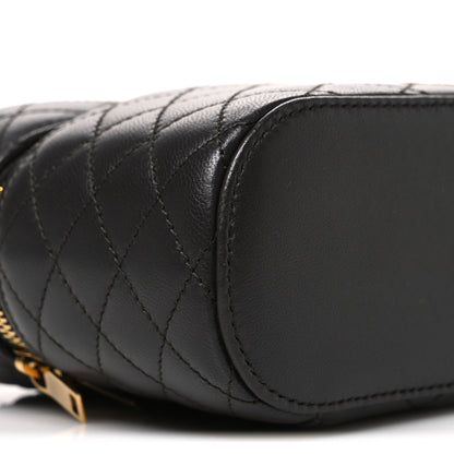 Saint Laurent Lambskin Quilted Mini Gaby Vanity Case Light Musk 9 of 10