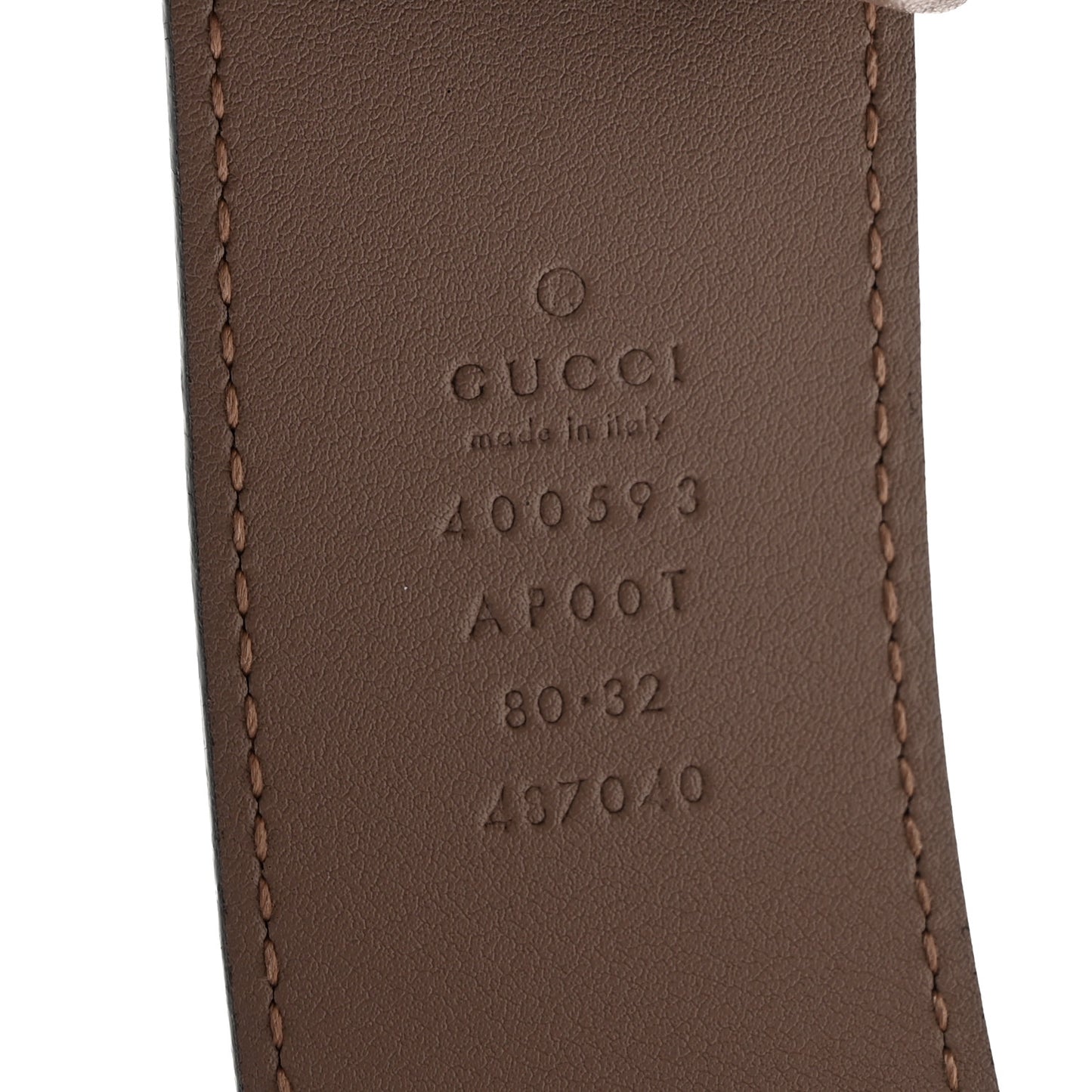 Calfskin Double G 40mm Belt 80 32 Porcelain Rose