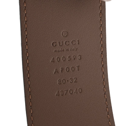 Gucci Calfskin Double G 40mm Belt 80 32 Porcelain Rose 5 of 8