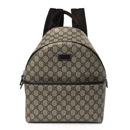 Gucci GG Supreme Monogram Margaux Calfskin Childrens Day Backpack Beige Ebony Cocoa Dark Chocolate 1 of 10
