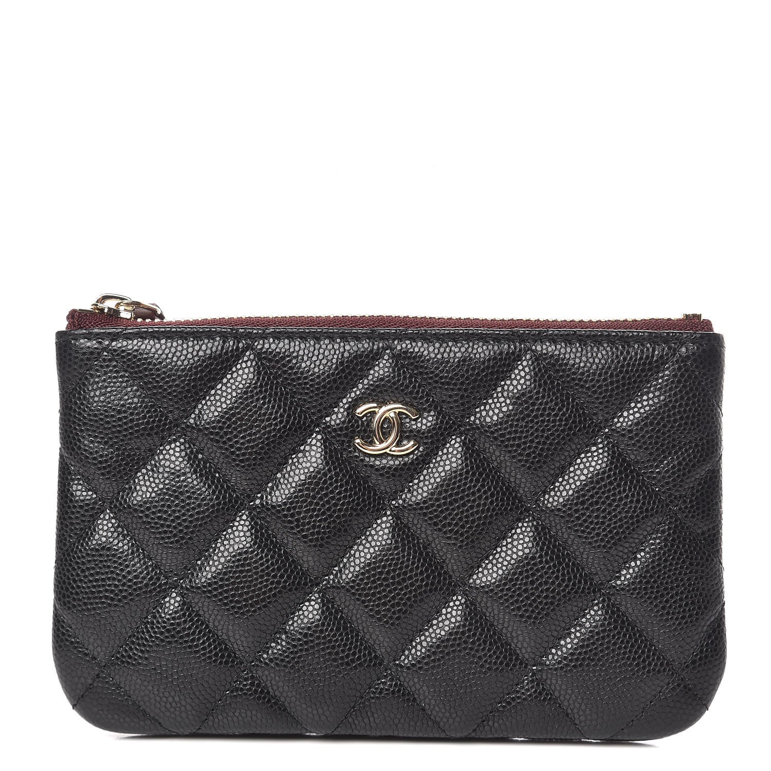 Chanel Caviar Quilted Small Cosmetic Case Black 1 of 8