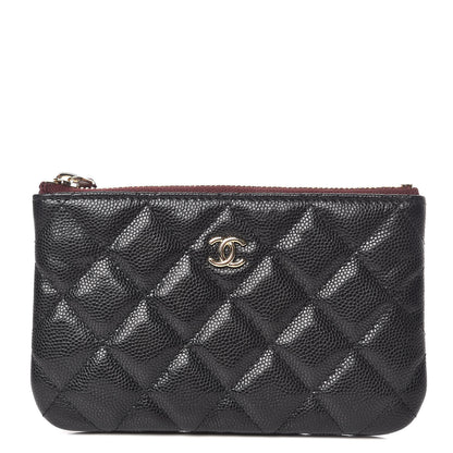 Chanel Caviar Quilted Small Cosmetic Case Black 1 of 8
