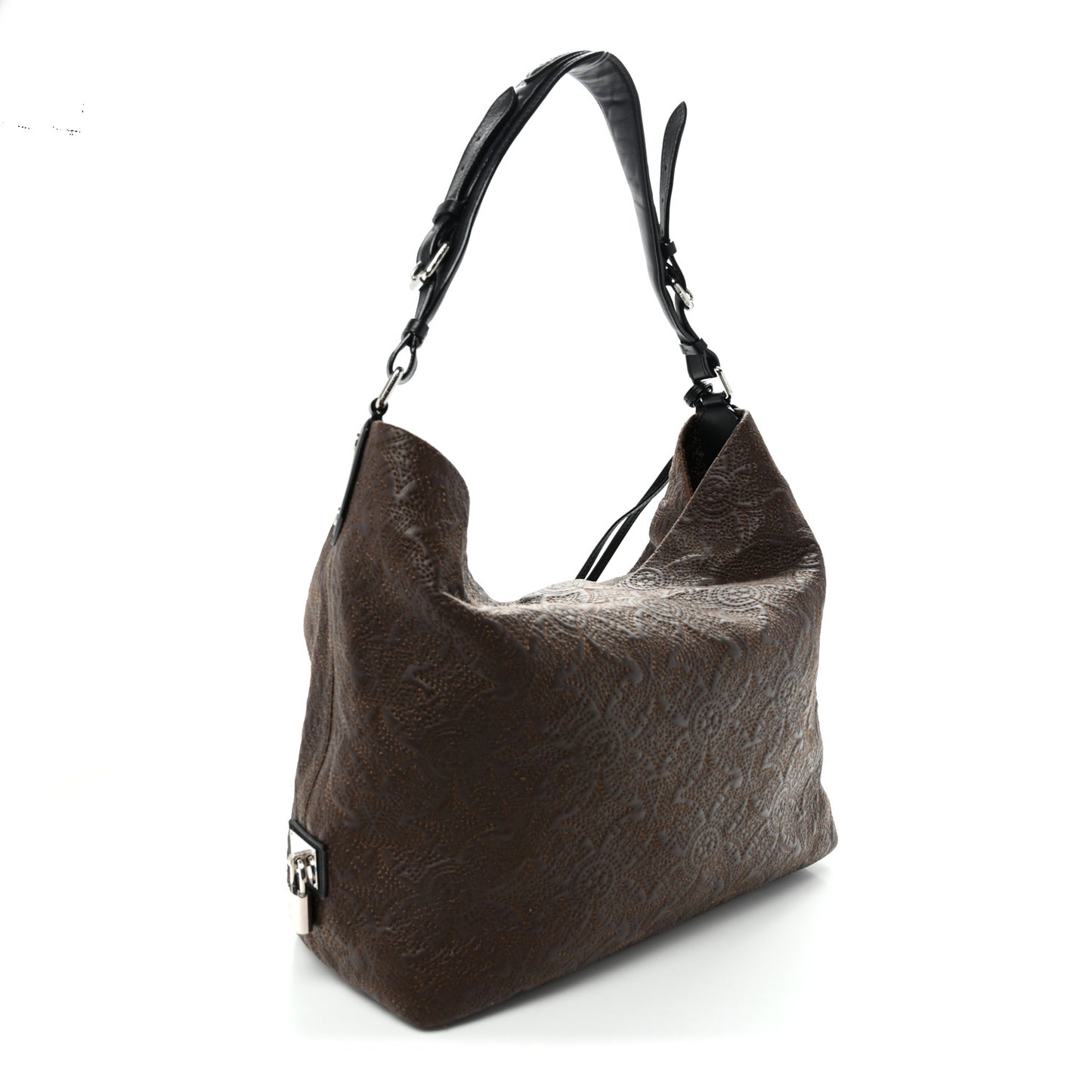 Monogram Lambskin Antheia Hobo PM Chocolat