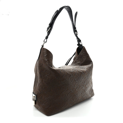 Louis Vuitton Monogram Lambskin Antheia Hobo PM Chocolat 3 of 10