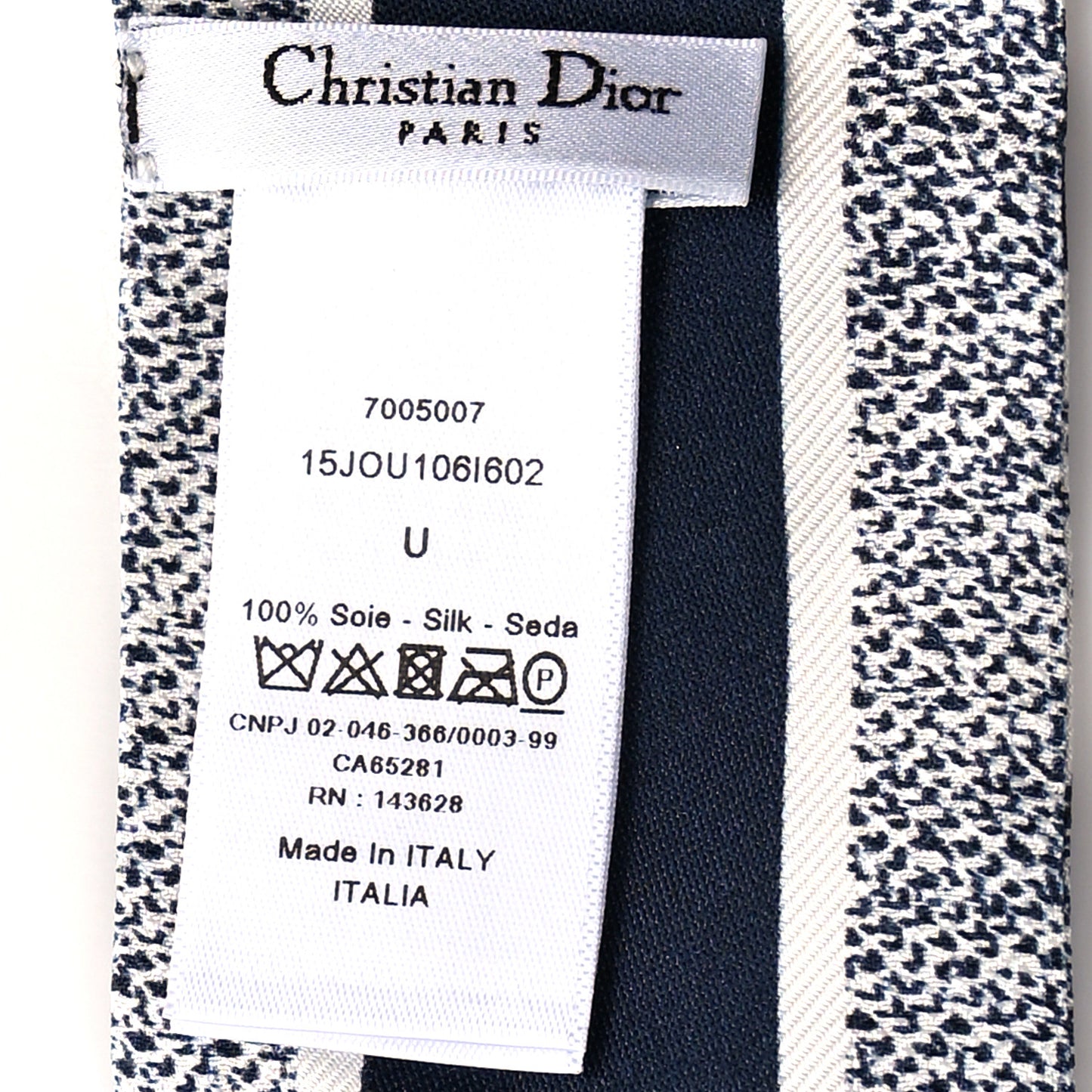 Silk Toile De Jouy Reverse Capri Mitzah Scarf Navy Blue
