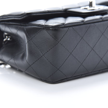 Chanel Lambskin Quilted Mini Rectangular Flap Black 9 of 11