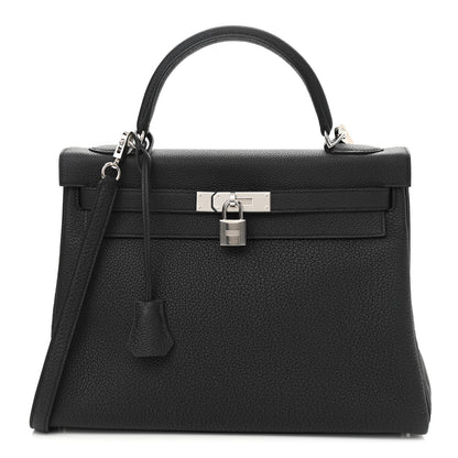 Hermes Togo Kelly Retourne 32 Black 1 of 10