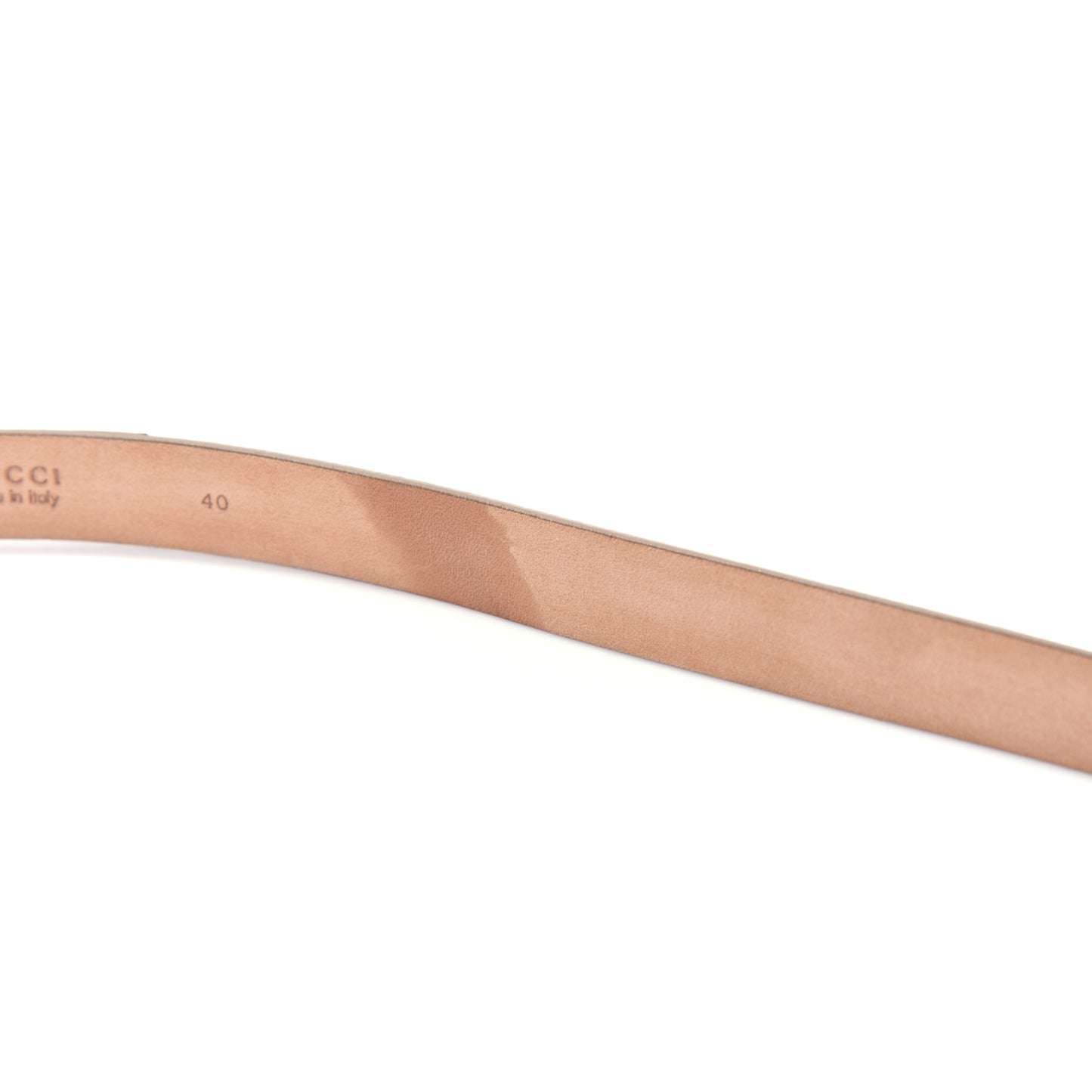 Calfskin Horsebit Skinny Belt 100 40 Brown