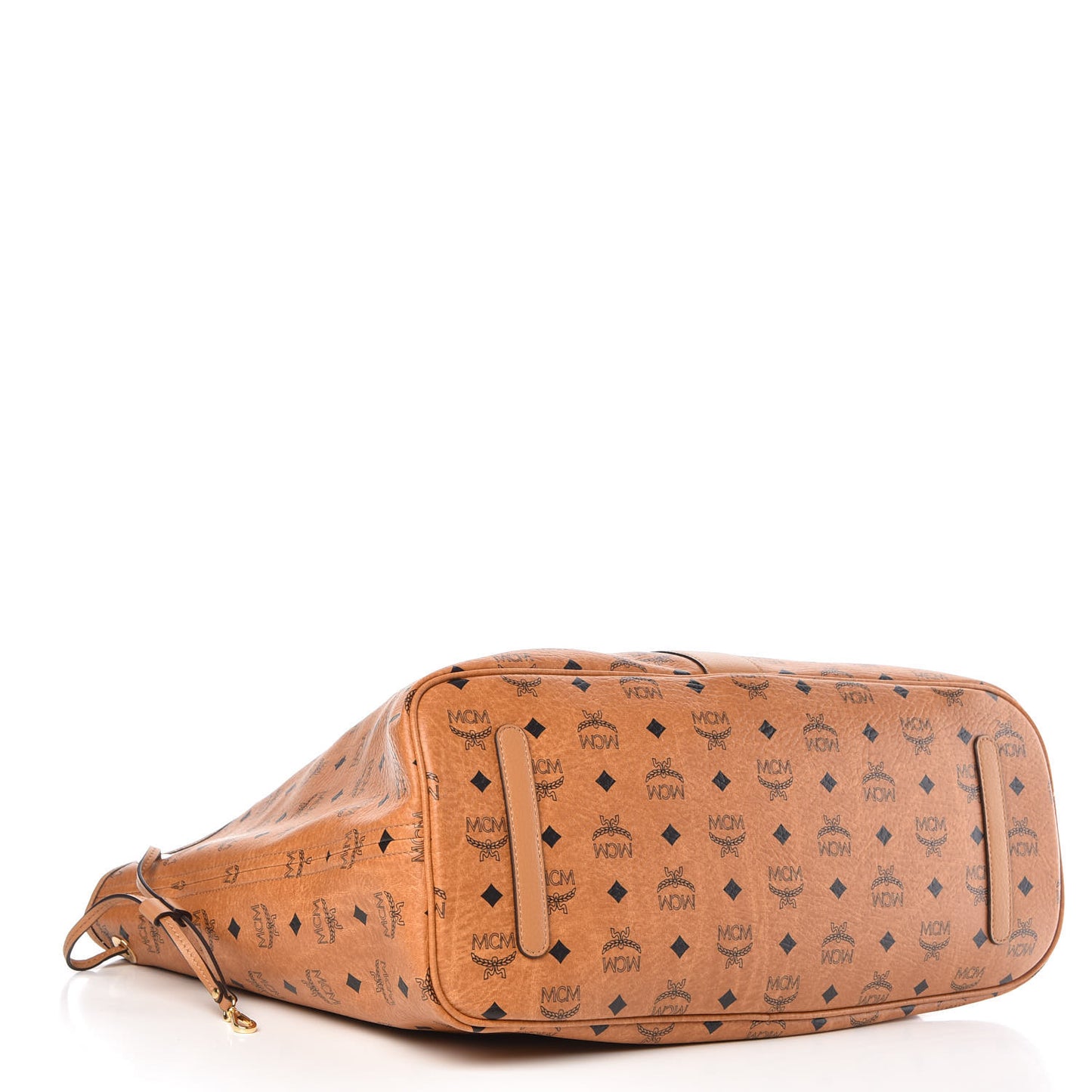 Visetos Large Liz Reversible Shopper Tote Cognac