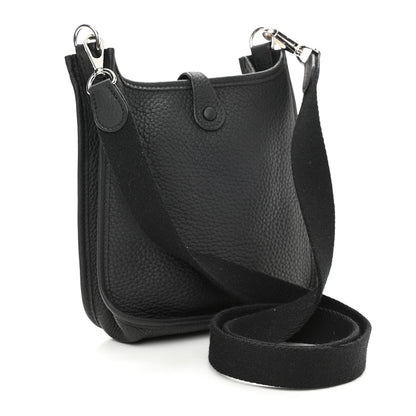 Hermes Taurillon Clemence Evelyne TPM Black 3 of 8