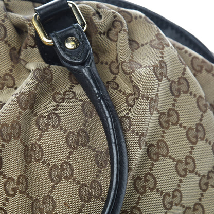 Gucci Monogram Medium Sukey Boston Bag Brown 11 of 12