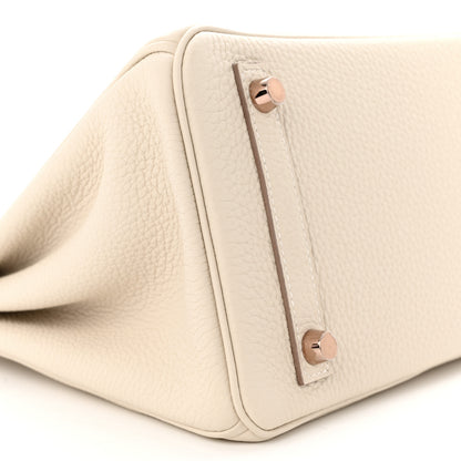 Hermes Togo Birkin 25 Craie 9 of 14