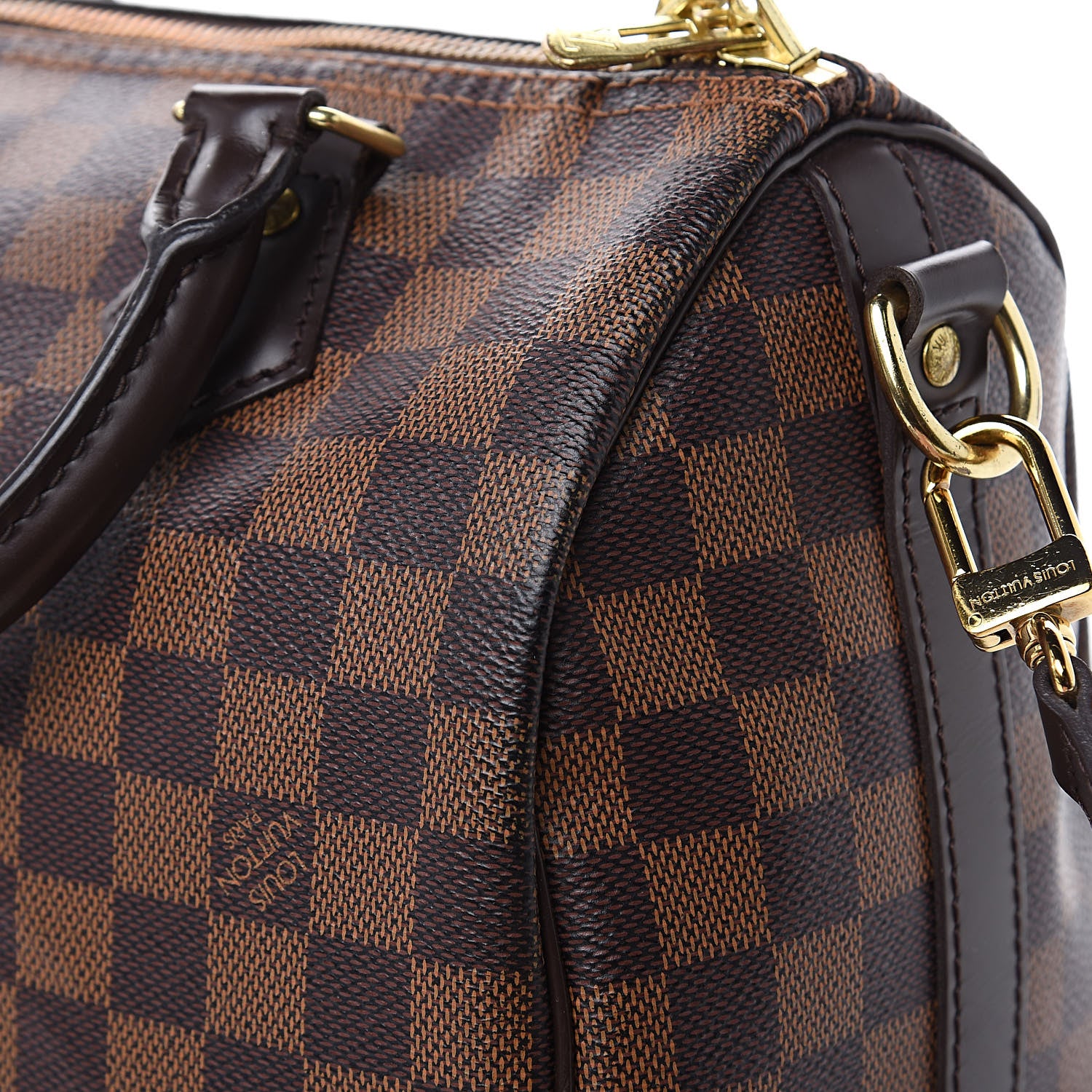 Louis Vuitton Damier Ebene Speedy Bandouliere 25 11 of 15