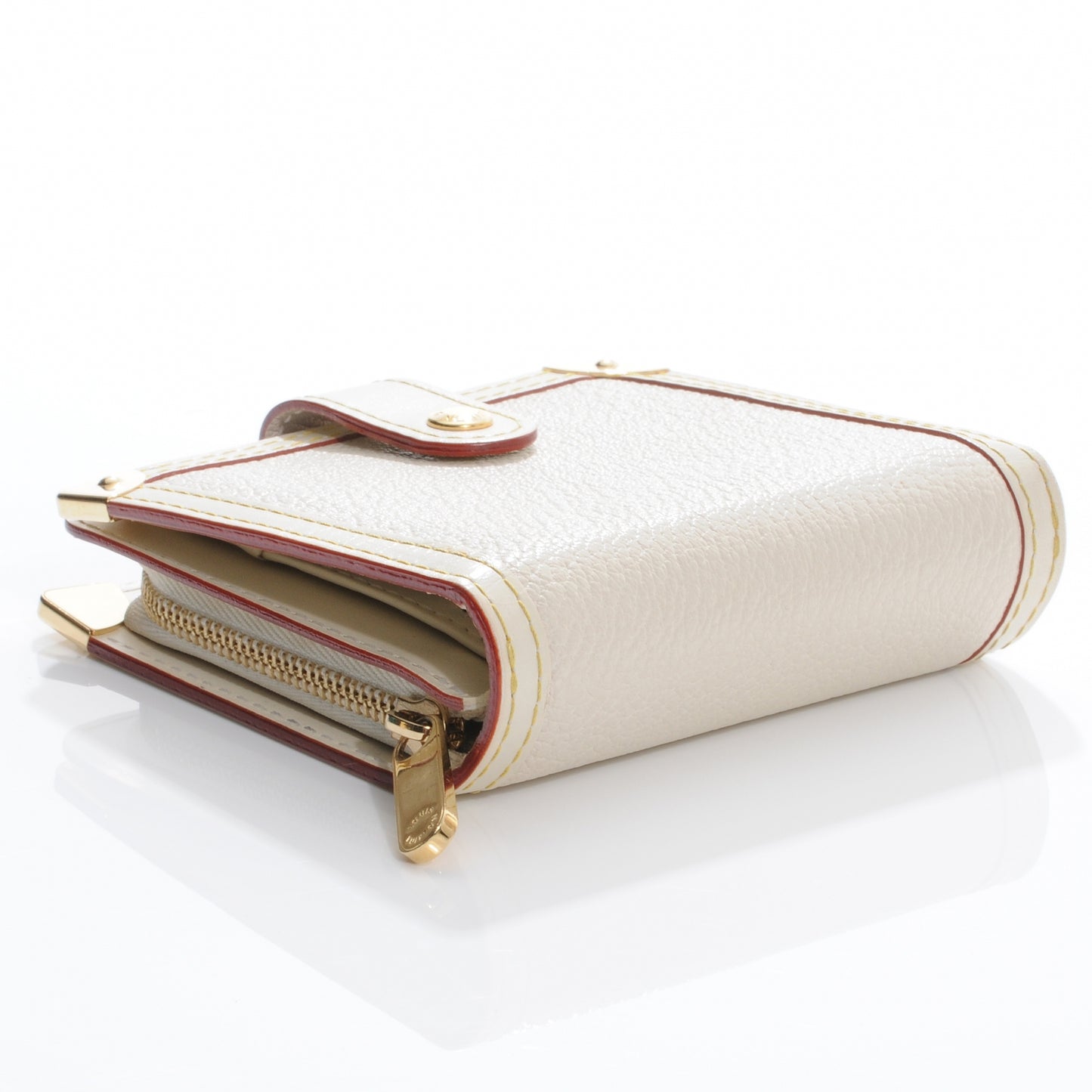 Suhali Compact Zipped Wallet White