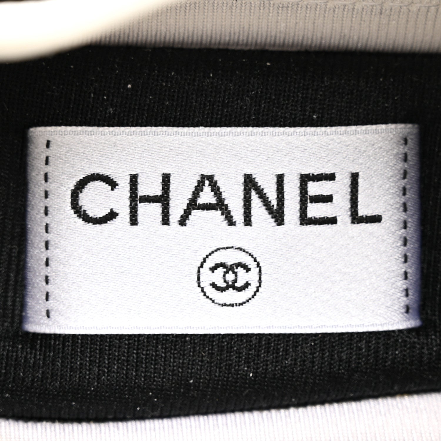 Chanel Velvet Calfskin Mixed Fibers CC Sneakers 36 Ivory Black 7 of 10