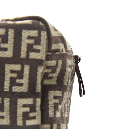 Fendi Zucchino Cosmetic Case Tobacco 14 of 14