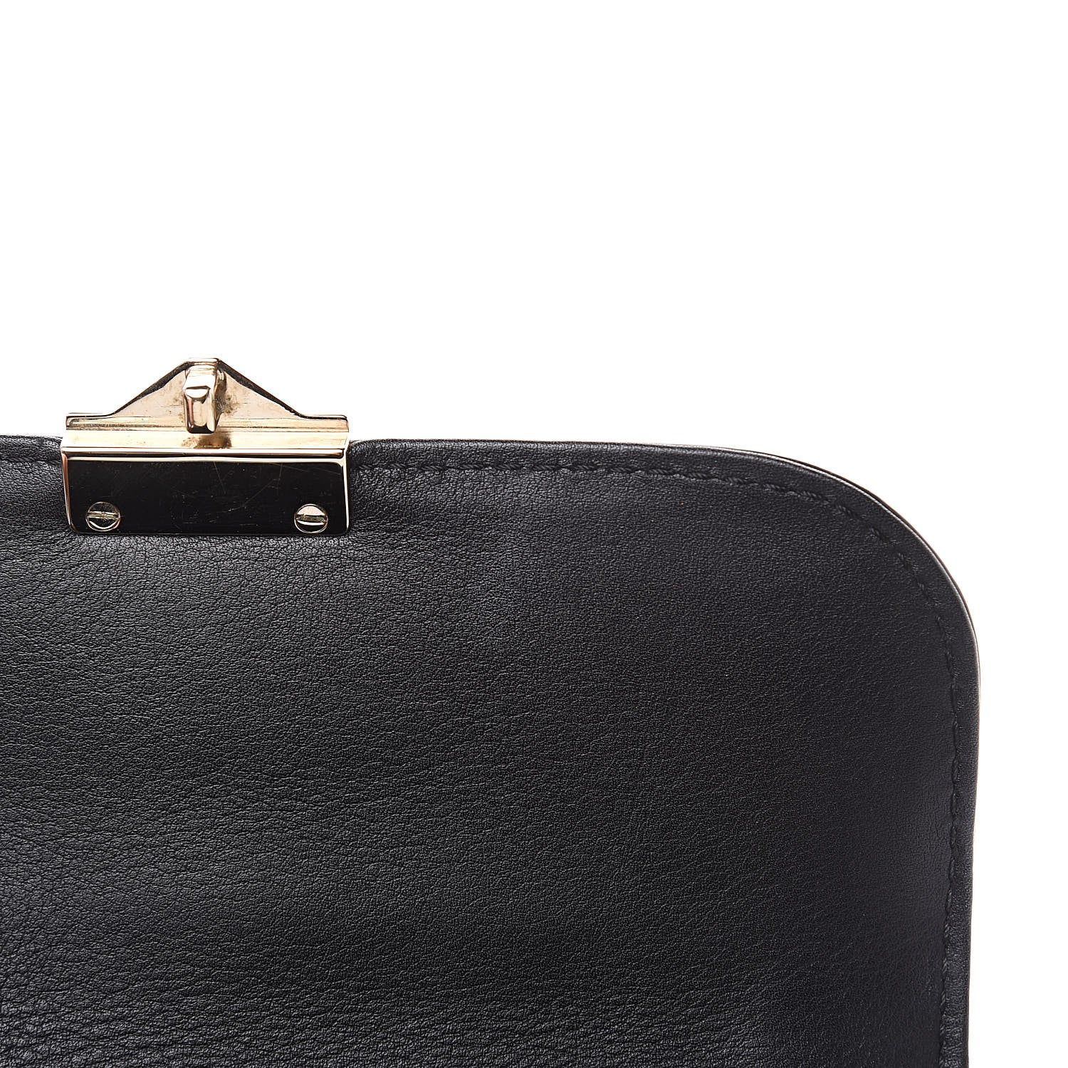 Valentino Garavani Vitello Small Glam Lock Rockstud Flap Black 12 of 13