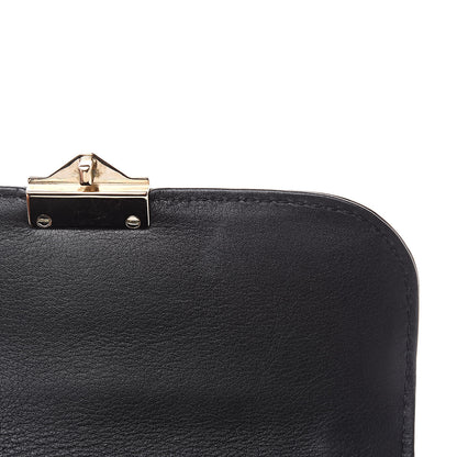 Valentino Garavani Vitello Small Glam Lock Rockstud Flap Black 12 of 13
