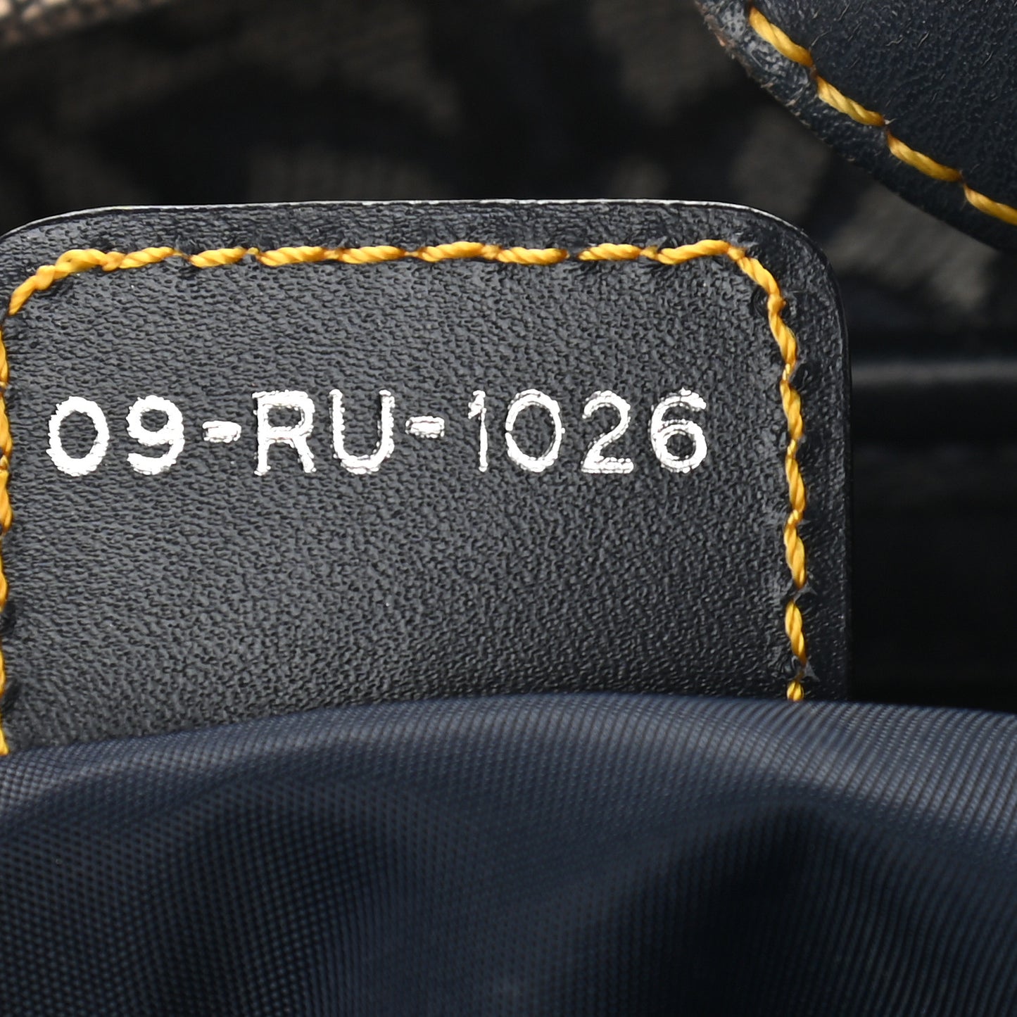 Monogram Saddle Bag Blue