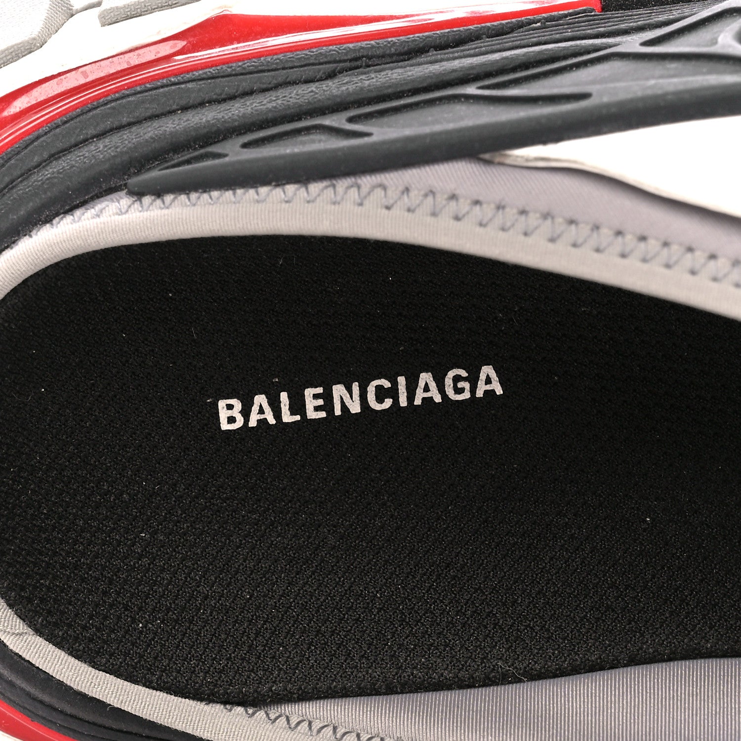 Balenciaga Rubber Mens Track Slide Sandals 42 Red 7 of 8