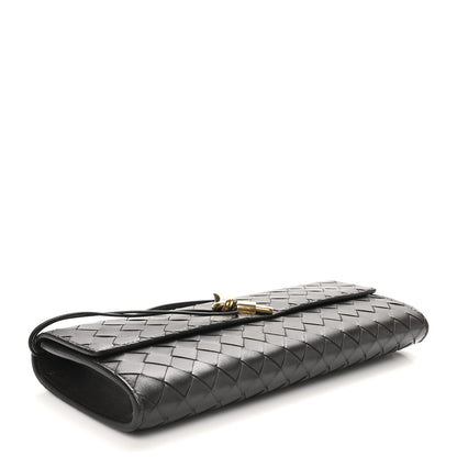 Bottega Veneta Nappa Intrecciato Long Andiamo Top Handle Clutch Fondant 4 of 6