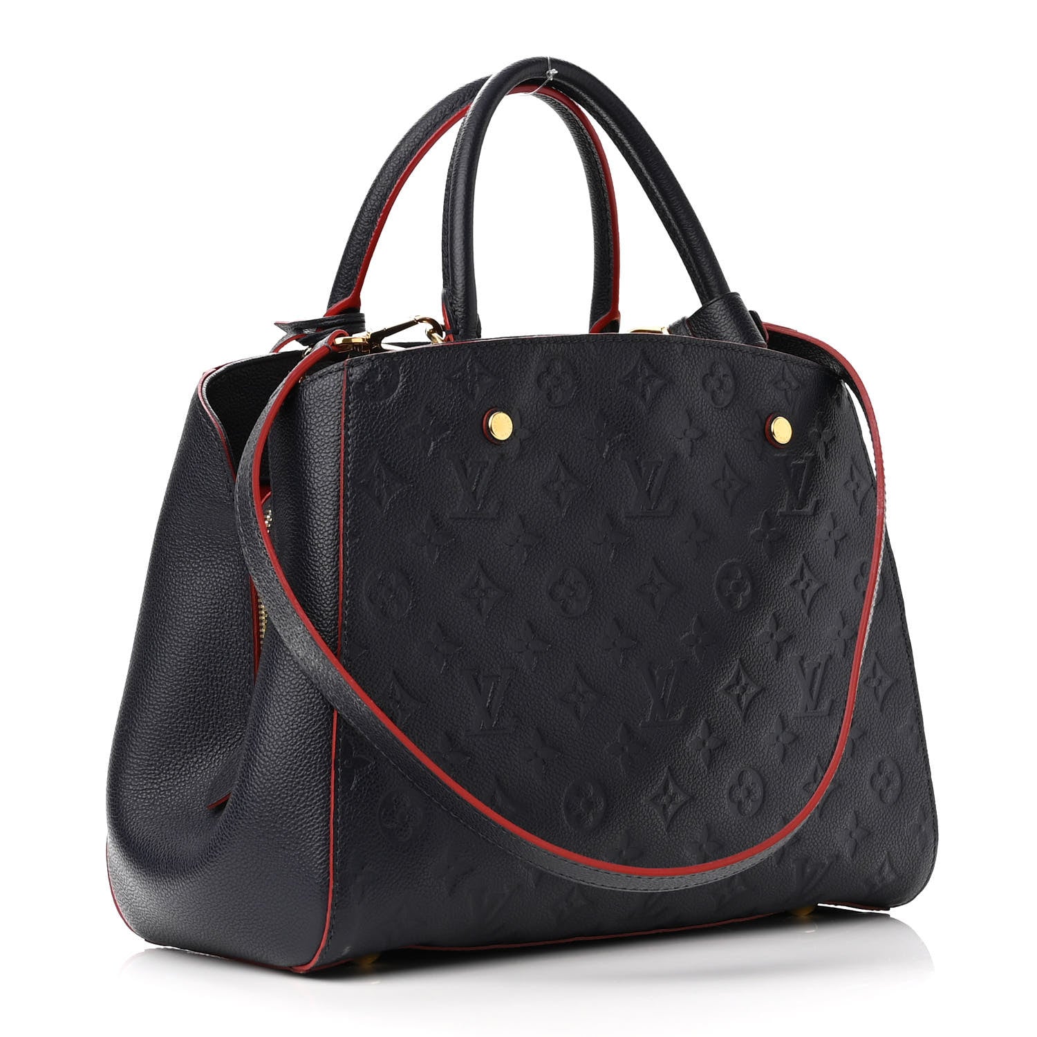 Louis Vuitton Empreinte Montaigne MM Marine Rouge 1 of 9
