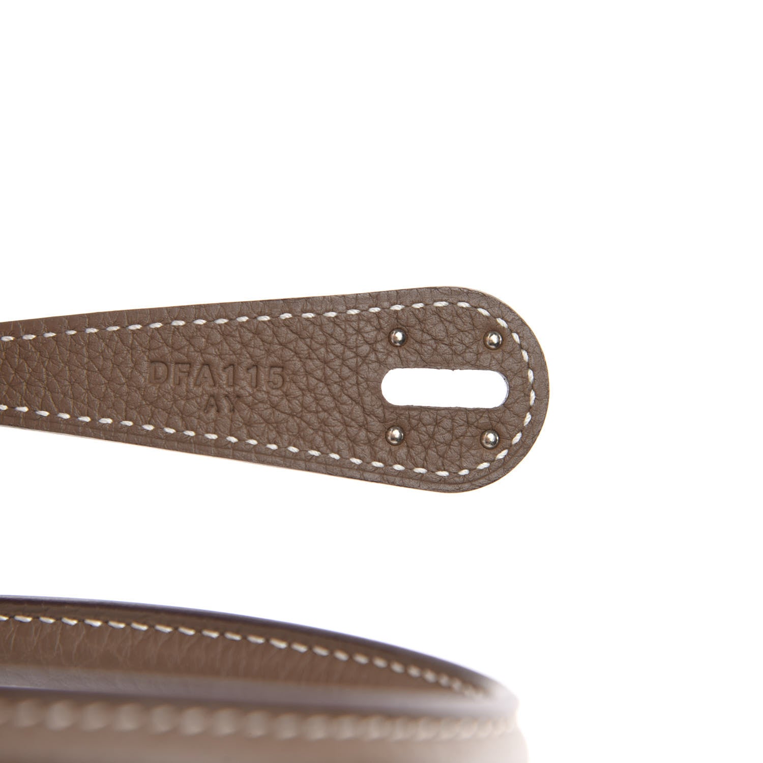 Hermes Taurillon Clemence Lindy 26 Etoupe 9 of 11