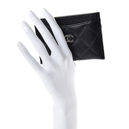 Chanel Caviar Quilted Card Holder Black 2 of 9