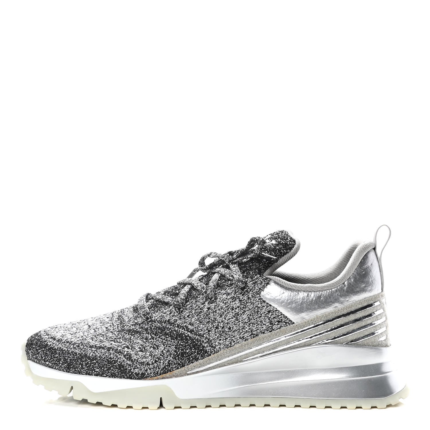 Louis Vuitton Technical Knit Mens V.N.R Sneakers 8 Silver 1 of 12