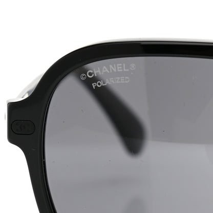 Chanel Acetate CC Sunglasses 5436-Q-A Black 4 of 7