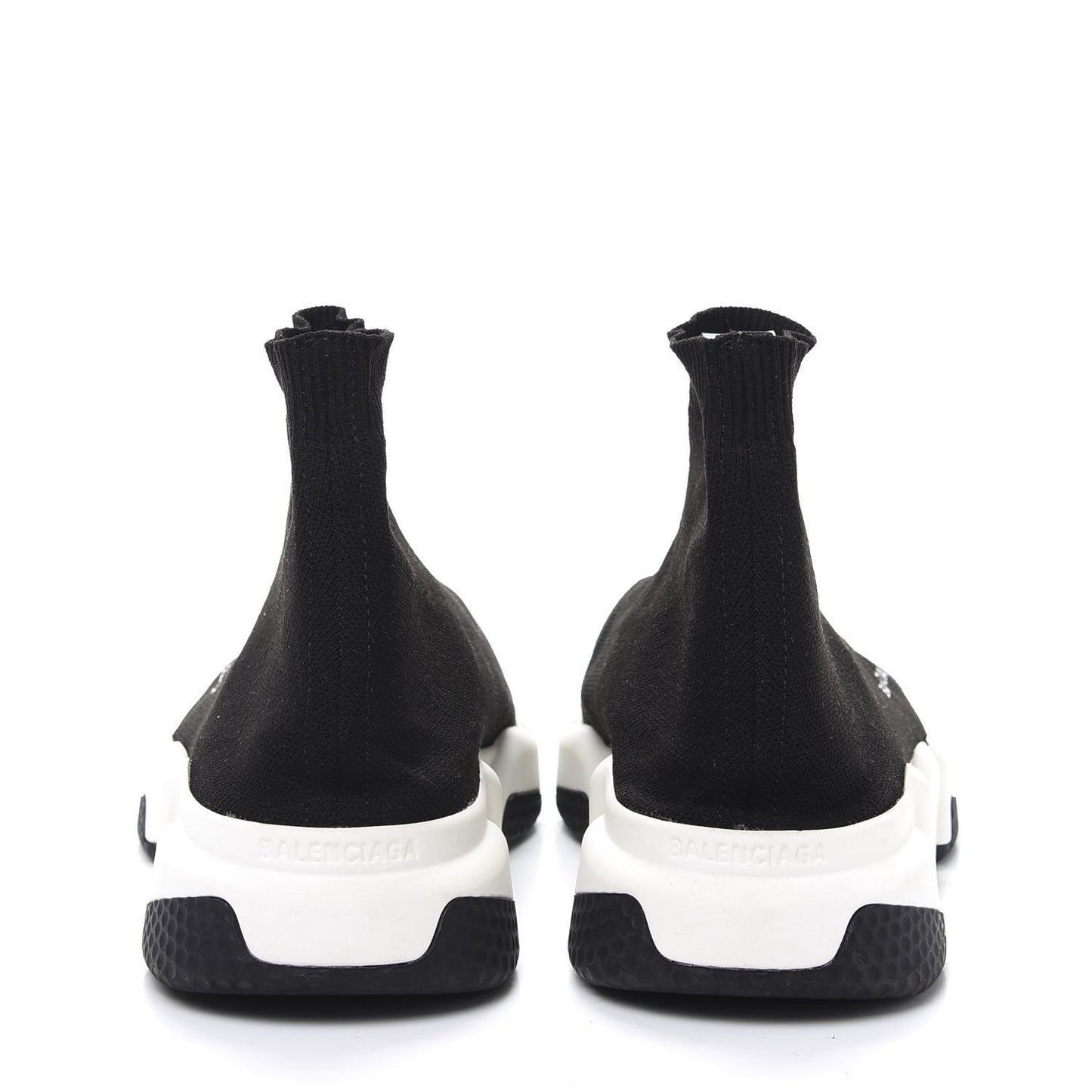 Neoprene Knit Womens Speed Sneakers 41 Black White