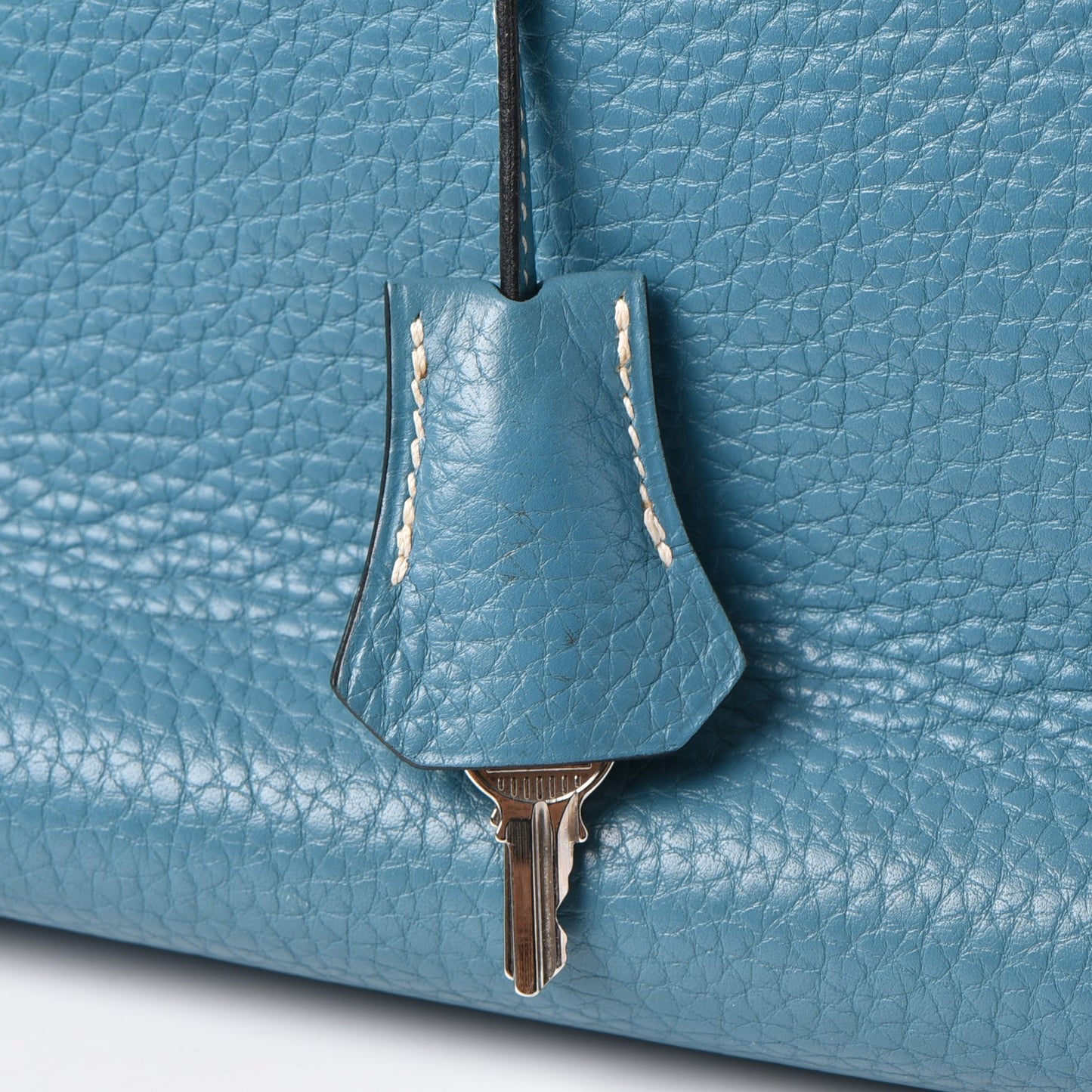 Taurillon Clemence Birkin 35 Blue Jean