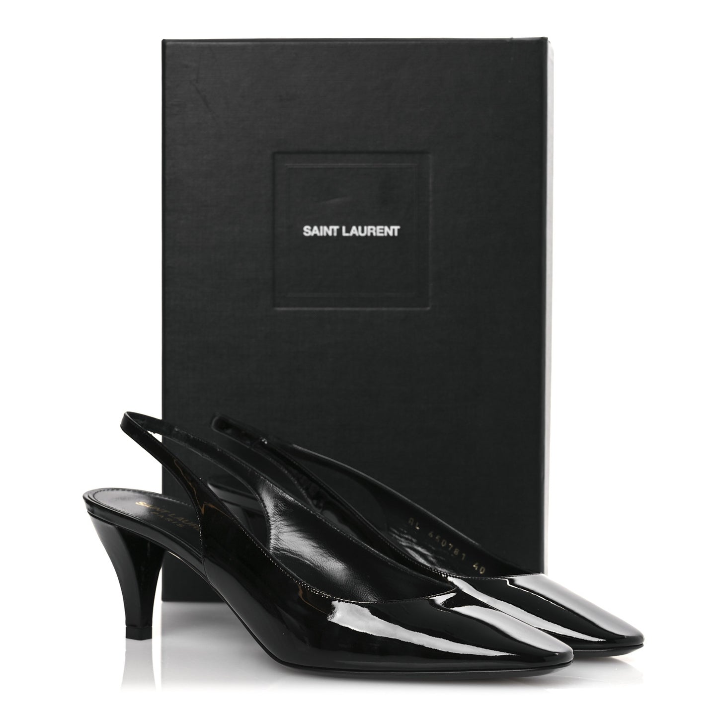 Vernice Carol 60 Slingback Pumps 40 Black