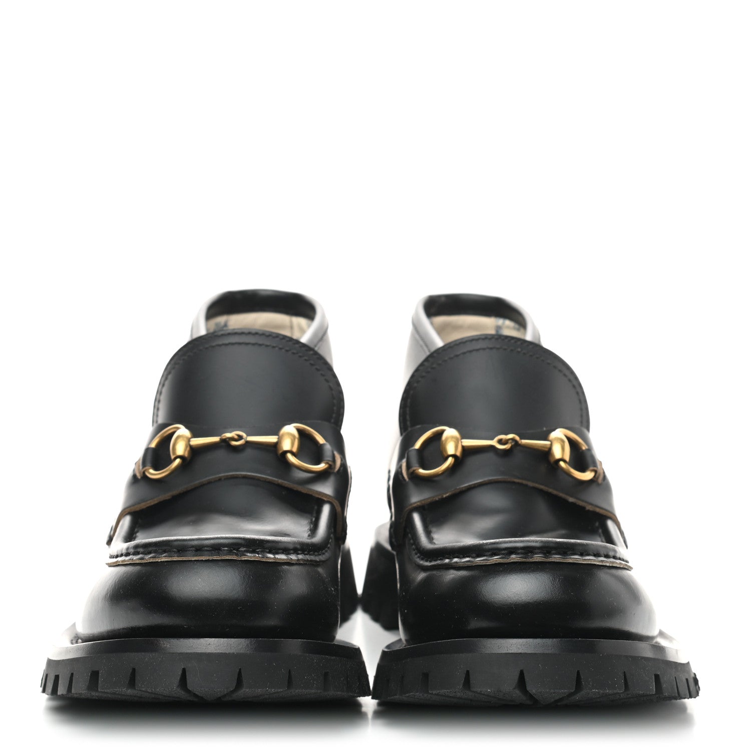 Gucci Cordovan Lux Mens Harald Horsebit Ankle Boots 7 Black 2 of 8