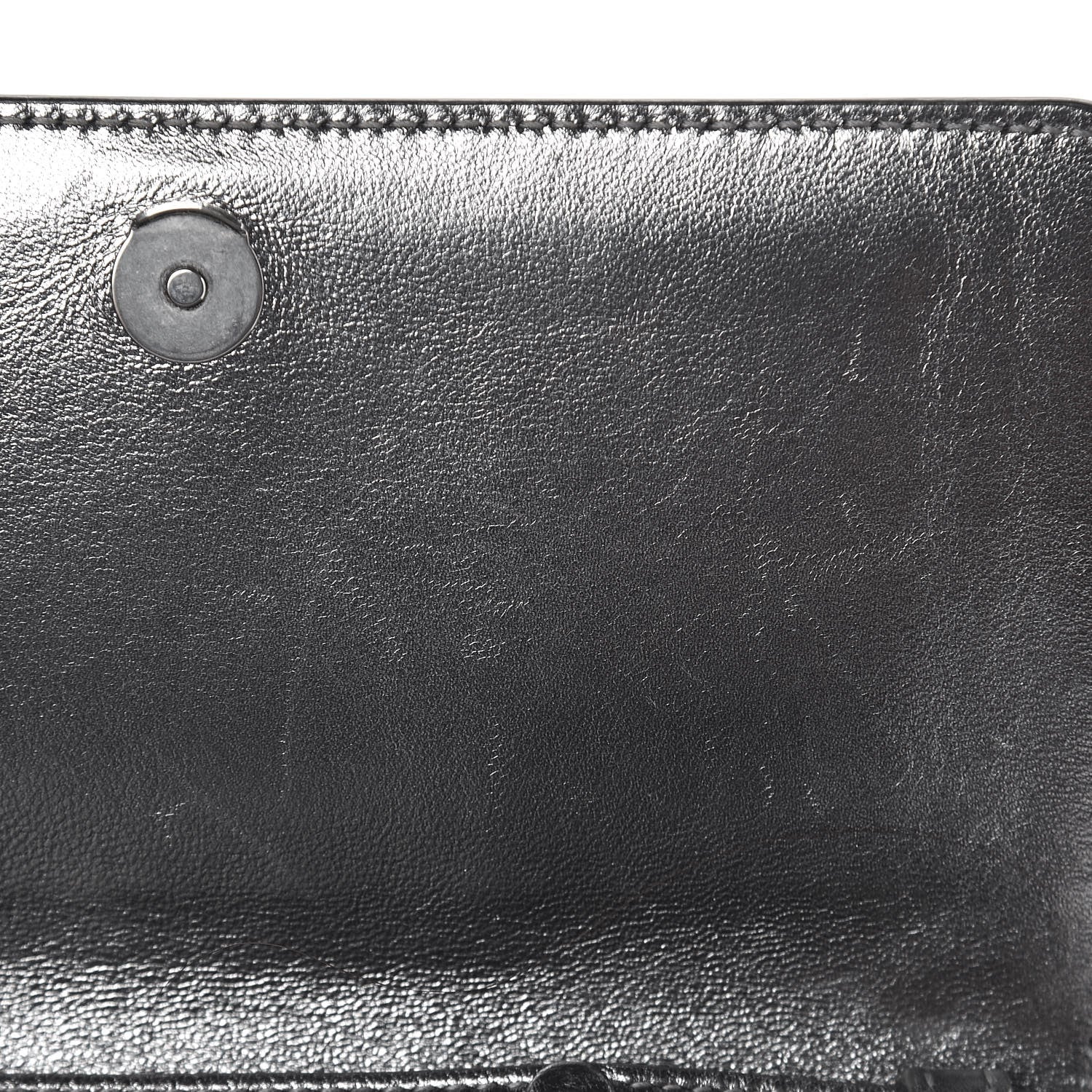 Givenchy Lambskin Emblem Chain Wallet Black 8 of 16