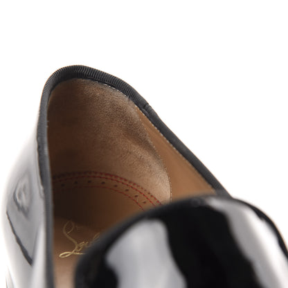 Christian Louboutin Patent Mens Dandelion Flat Loafers 43 Black 12 of 14