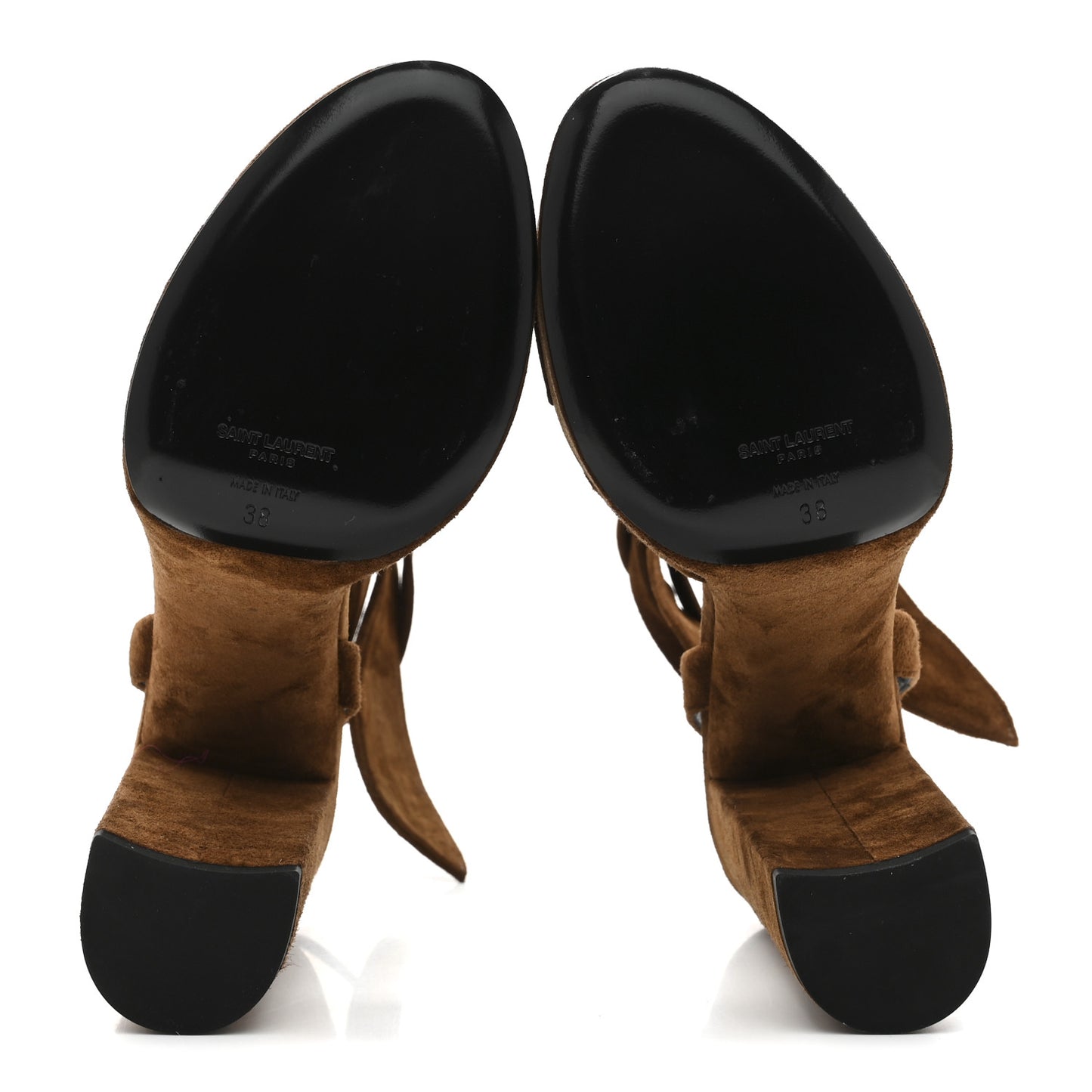 Suede Bianca 85 Platform Sandals 38 Land